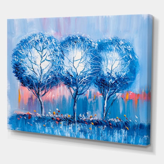 Designart - Colourful Trees Impressionist Landscape III